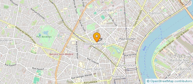 localisation de l'entreprise MADAME CLAUDINE LACOSTE  BORDEAUX