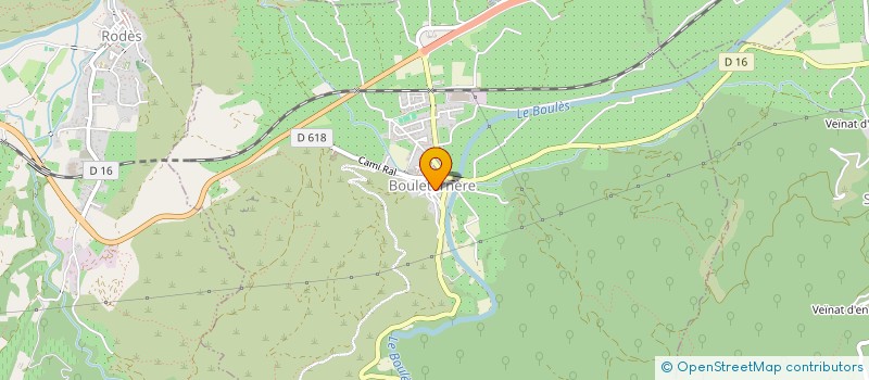 localisation de l'entreprise MADAME CLAUDINE LACOUR SANGLIER  BOULETERNERE