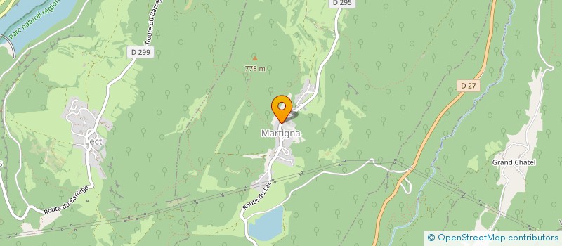 localisation de l'entreprise MADAME CLAUDINE LACROIX  MARTIGNA