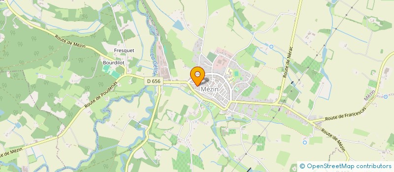 localisation de l'entreprise MADAME CLAUDINE LAGUIBEAU  SOS