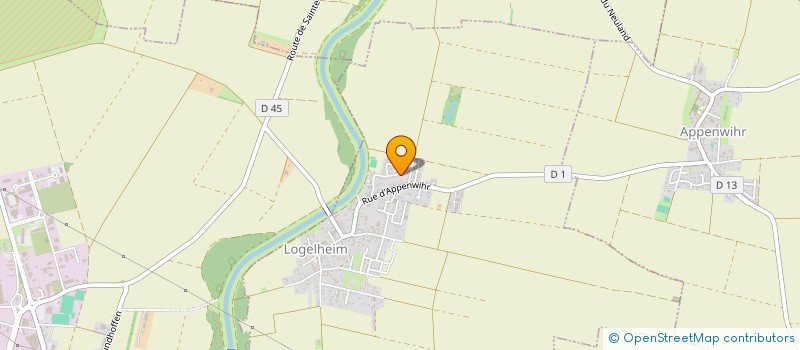 localisation de l'entreprise MADAME CLAUDINE LANG  LOGELHEIM