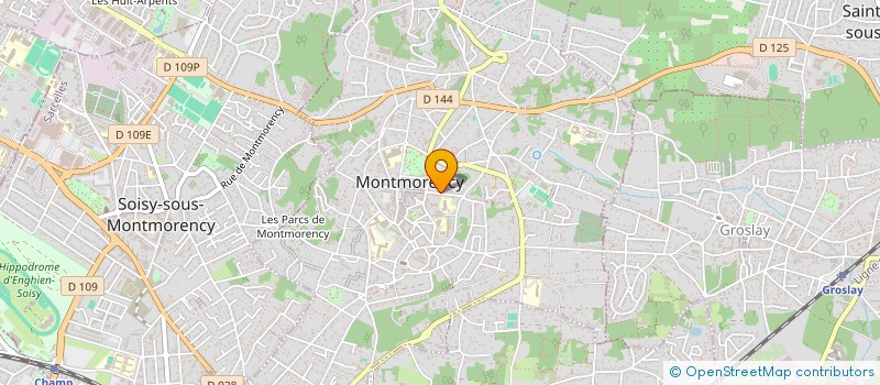 localisation de l'entreprise MADAME CLAUDINE LANNIEL  MONTMORENCY