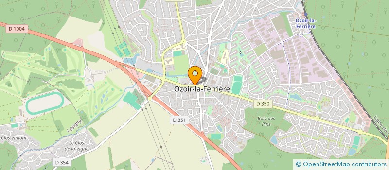 localisation de l'entreprise MADAME CLAUDINE LANTENOIS  OZOIR-LA-FERRIERE