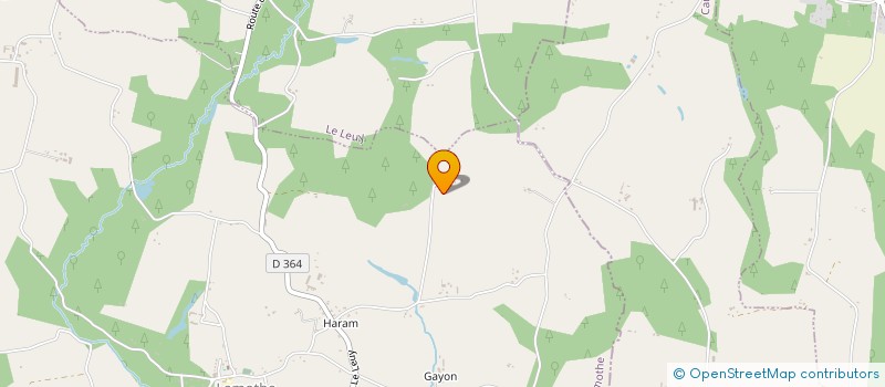 localisation de l'entreprise MADAME CLAUDINE LARRIEU  LAMOTHE