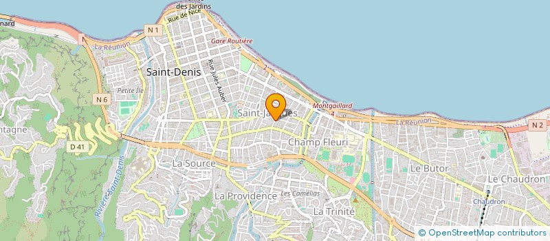 localisation de l'entreprise MADAME CLAUDINE LASSEMILLANTE  SAINT-DENIS