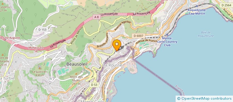 localisation de l'entreprise MADAME CLAUDINE LAURENT  BEAUSOLEIL