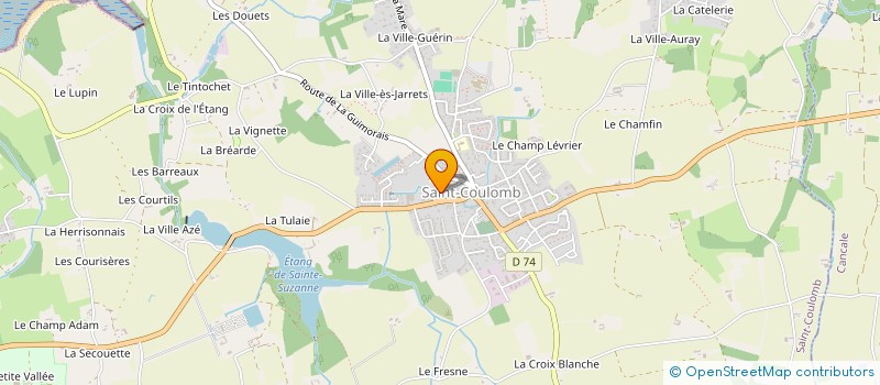 localisation de l'entreprise MADAME CLAUDINE LE BOZEC  SAINT-MELOIR-DES-ONDES