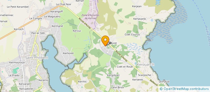 localisation de l'entreprise MADAME CLAUDINE LE CALVEZ à LOCMARIAQUER