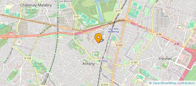 localisation de l'entreprise MADAME CLAUDINE LE CLANCHE à ANTONY