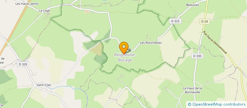 localisation de l'entreprise MADAME CLAUDINE LE CONTE  CATTEVILLE