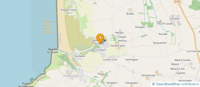 localisation de l'entreprise MADAME CLAUDINE LE GALL  PLONEVEZ-PORZAY