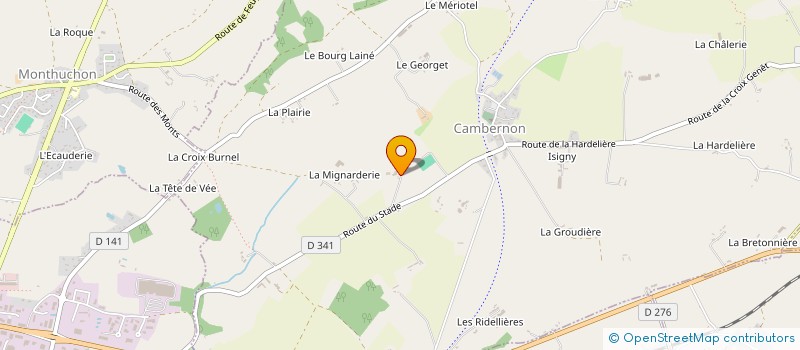 localisation de l'entreprise MADAME CLAUDINE LE QUERTIER à CAMBERNON