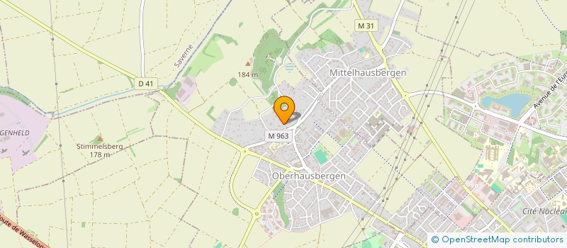 localisation de l'entreprise MADAME CLAUDINE LEBLOND  OBERHAUSBERGEN