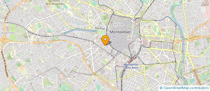 localisation de l'entreprise MADAME CLAUDINE LEBOUC à MONTPELLIER