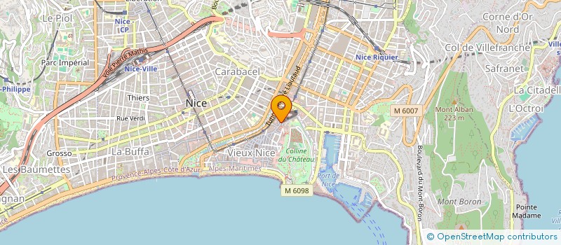 localisation de l'entreprise MADAME CLAUDINE LEMAIRE à NICE