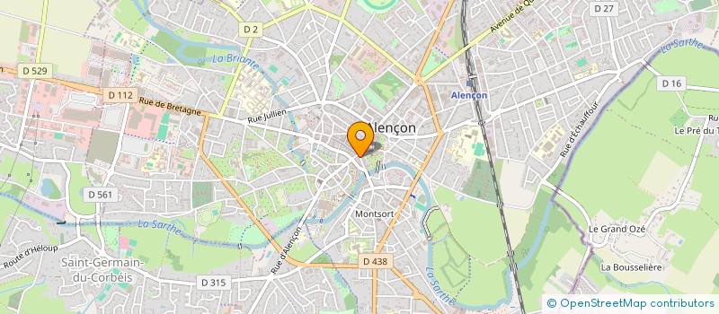 localisation de l'entreprise MADAME CLAUDINE LEMANUEL à ALENCON