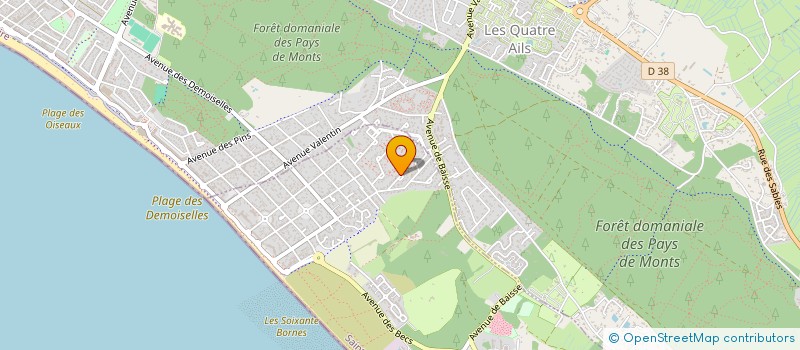 localisation de l'entreprise MADAME CLAUDINE LEMARCHAND à SAINT-HILAIRE-DE-RIEZ