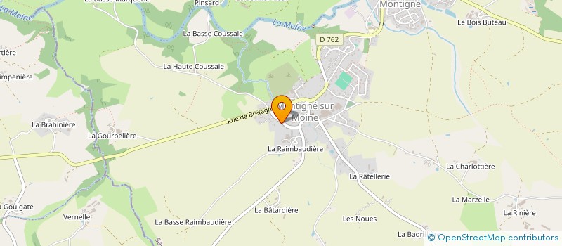 localisation de l'entreprise MADAME CLAUDINE LEMERCIER  SEVREMOINE