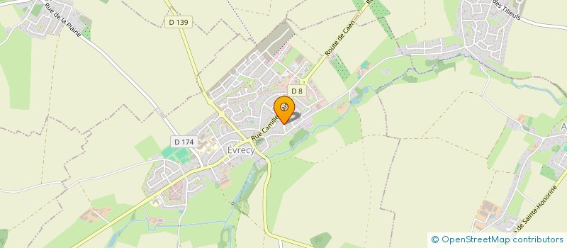 localisation de l'entreprise MADAME CLAUDINE LHULLIER  EVRECY