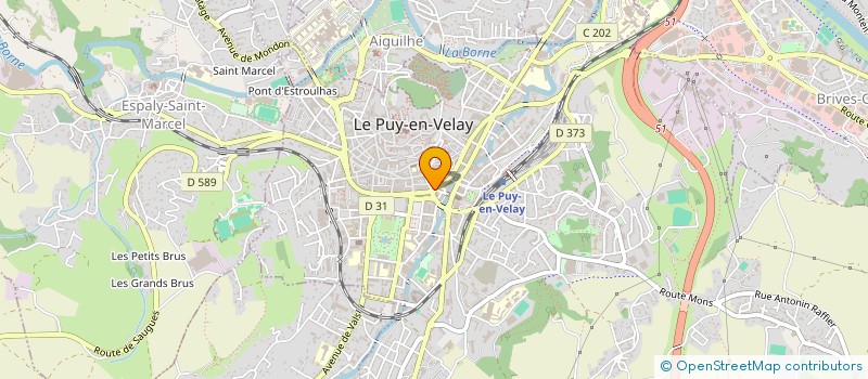 localisation de l'entreprise MADAME CLAUDINE LIABEUF à LE PUY-EN-VELAY