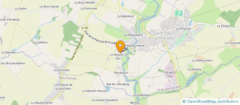 localisation de l'entreprise MADAME CLAUDINE LIARD à LES HERBIERS