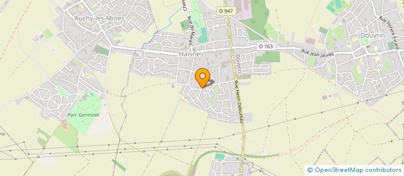 localisation de l'entreprise MADAME CLAUDINE LIERS  DOUVRIN