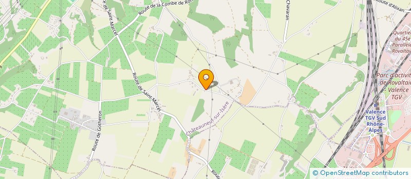 localisation de l'entreprise MADAME CLAUDINE LOIRE à CHATEAUNEUF-SUR-ISERE