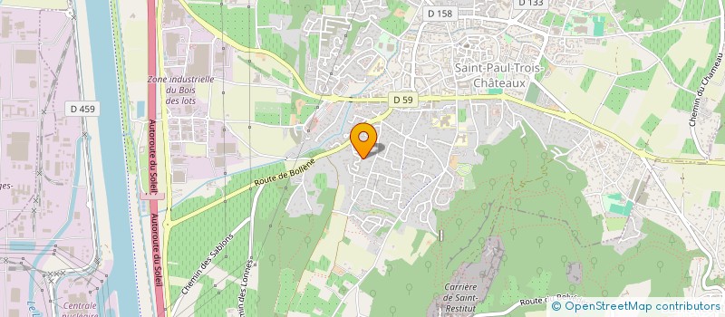 localisation de l'entreprise MADAME CLAUDINE LOMBARDO à SAINT-PAUL-TROIS-CHATEAUX