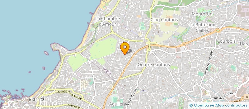 localisation de l'entreprise MADAME CLAUDINE LOPEZ Y OSO  ANGLET