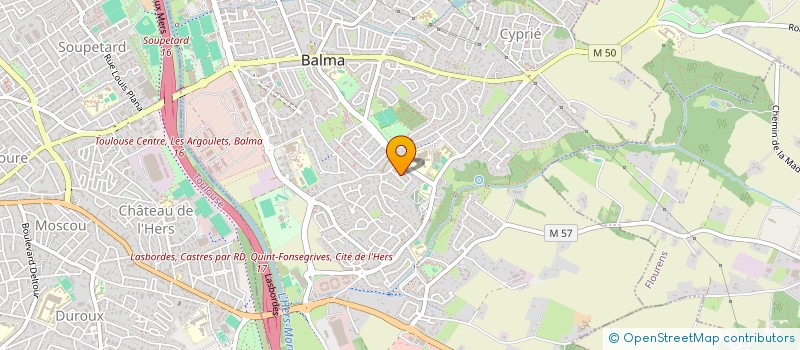 localisation de l'entreprise MADAME CLAUDINE LOUBET à BALMA