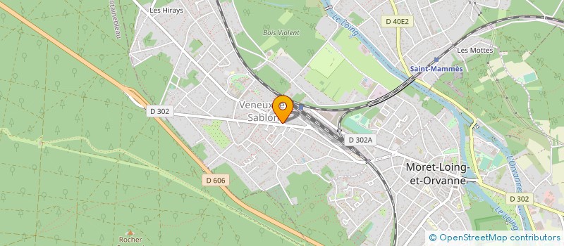 localisation de l'entreprise MADAME CLAUDINE LUTIC  MORET-LOING-ET-ORVANNE