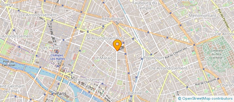 localisation de l'entreprise MADAME CLAUDINE LUTZNER  PARIS