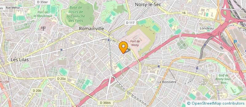 localisation de l'entreprise MADAME CLAUDINE M POUMOU BASSEHELA à ROMAINVILLE