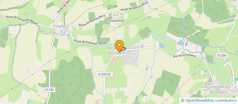 localisation de l'entreprise MADAME CLAUDINE MADELEINE HERMEL à PERNES-LES-BOULOGNE