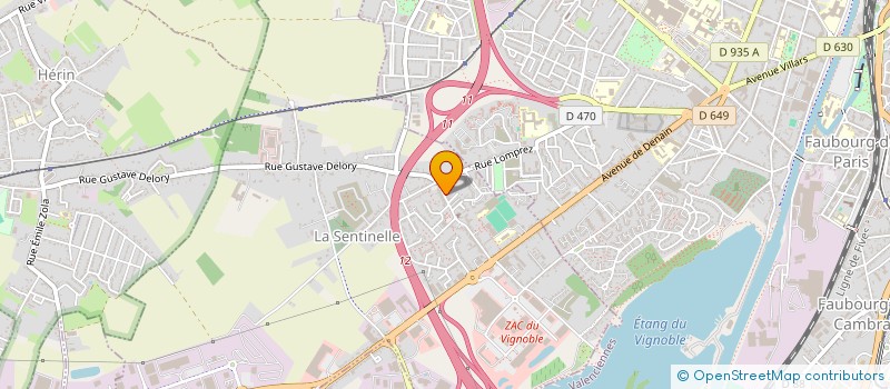 localisation de l'entreprise MADAME CLAUDINE MAGINOT  LA SENTINELLE