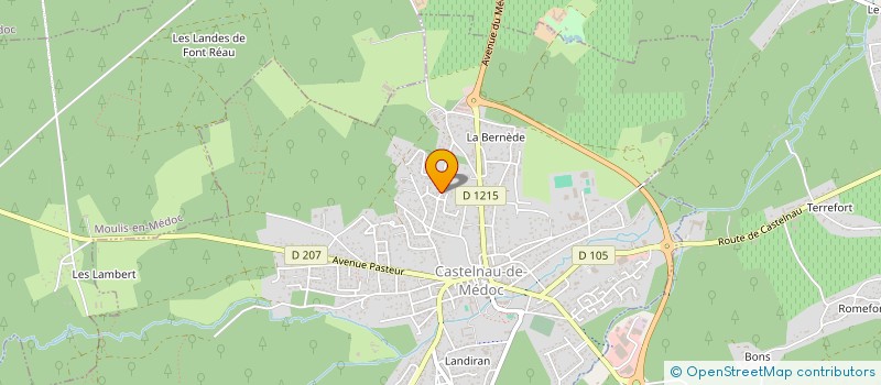 localisation de l'entreprise MADAME CLAUDINE MANEN à LISTRAC MEDOC