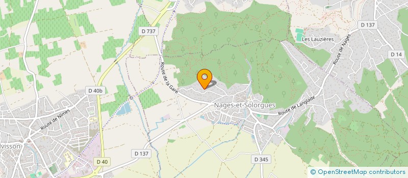 localisation de l'entreprise MADAME CLAUDINE MANTE à NAGES-ET-SOLORGUES