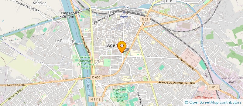 localisation de l'entreprise MADAME CLAUDINE MARCELLE JA CANCE  AGEN