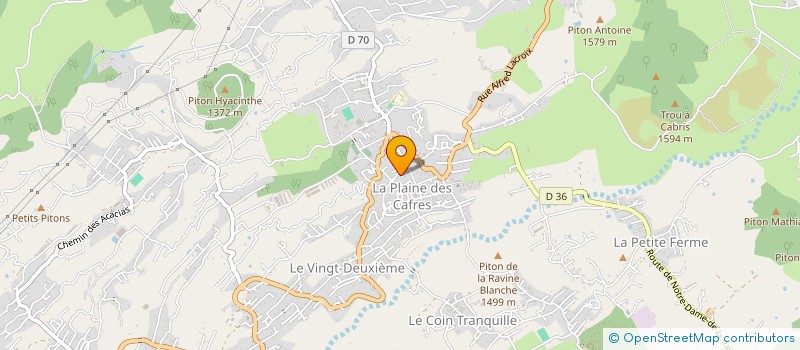 localisation de l'entreprise MADAME CLAUDINE MARCOT  LE TAMPON