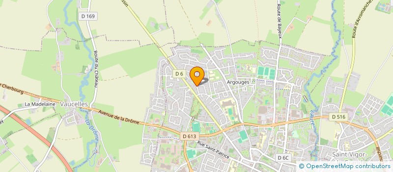 localisation de l'entreprise MADAME CLAUDINE MARIE  BAYEUX