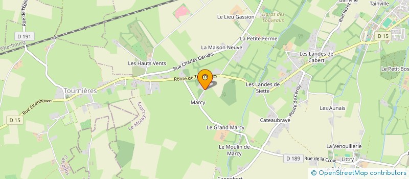 localisation de l'entreprise MADAME CLAUDINE MARION  LE MOLAY-LITTRY