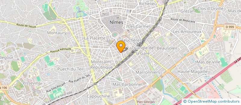 localisation de l'entreprise MADAME CLAUDINE MARREC  NIMES