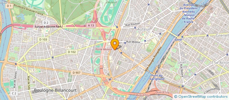 localisation de l'entreprise MADAME CLAUDINE MARTIGNONI  PARIS