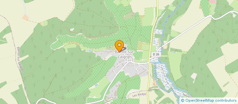 localisation de l'entreprise MADAME CLAUDINE MARTIN à BALNOT-SUR-LAIGNES