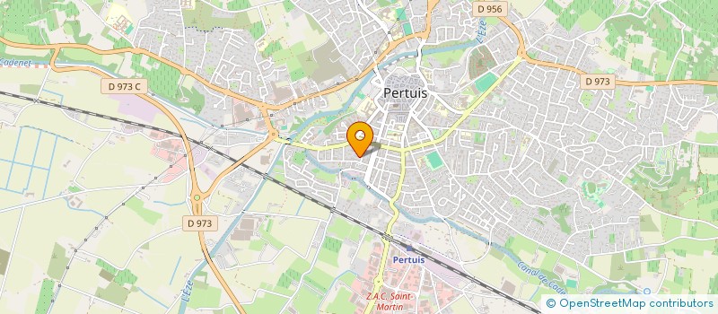 localisation de l'entreprise MADAME CLAUDINE MARTINEZ  PERTUIS