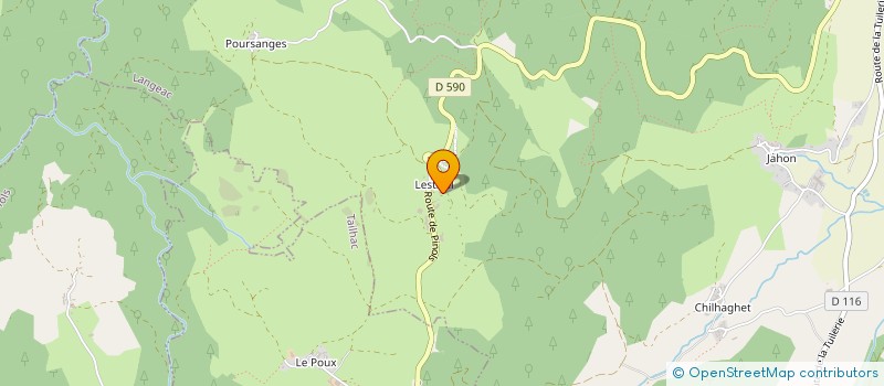 localisation de l'entreprise MADAME CLAUDINE MASCLAUX  SAINT-ARCONS-D ALLIER