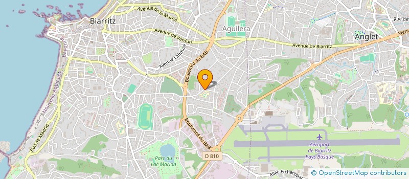 localisation de l'entreprise MADAME CLAUDINE MAUGER à BIARRITZ