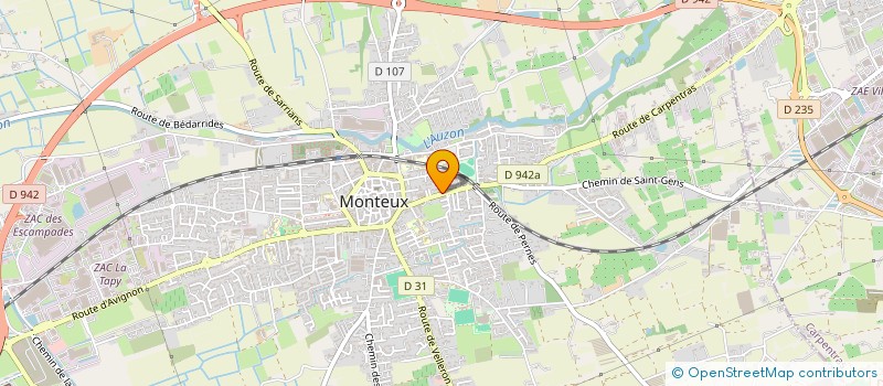 localisation de l'entreprise MADAME CLAUDINE MAURA  MONTEUX