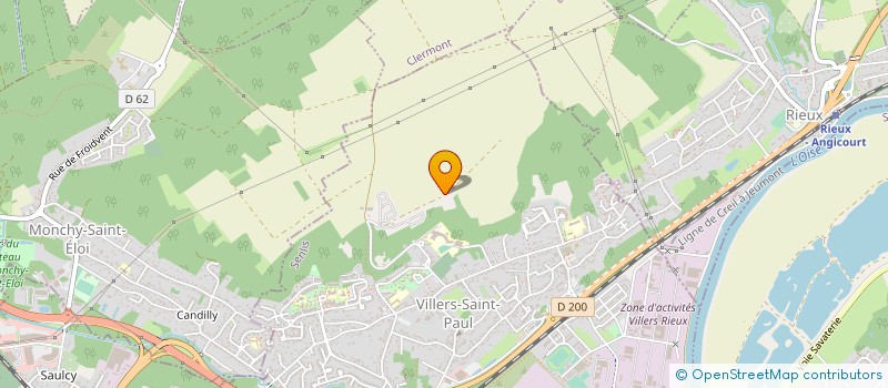 localisation de l'entreprise MADAME CLAUDINE MAUROIS  VILLERS-SAINT-PAUL