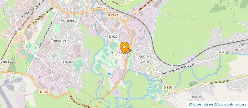 localisation de l'entreprise MADAME CLAUDINE MAYONADE à AURILLAC